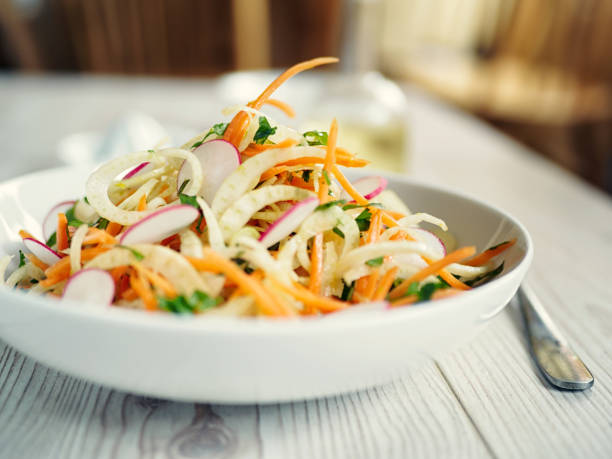 Ensalada de col y zanahoria